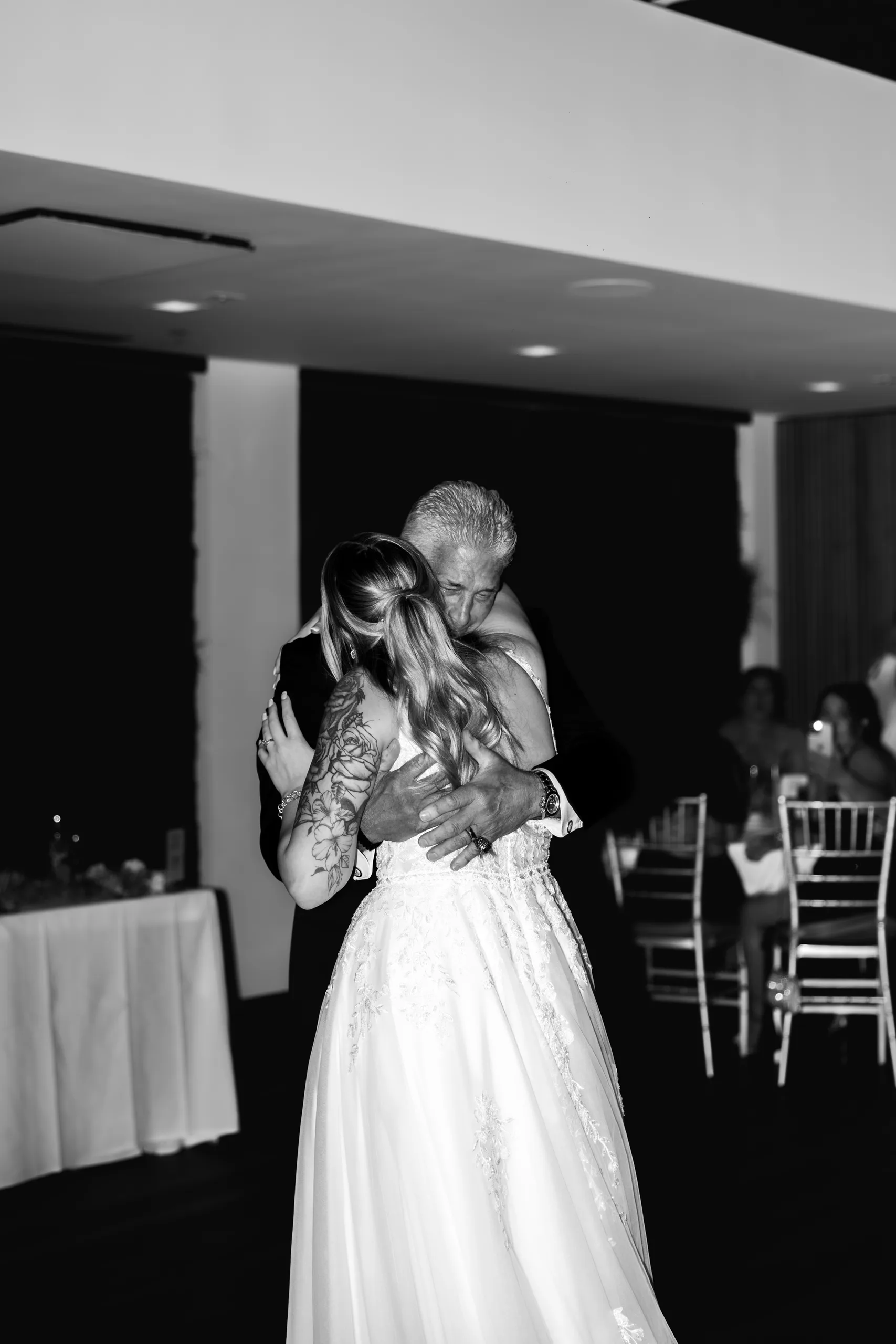 Father-daughter dance at The J House Greenwich reception, Greenwich CT
